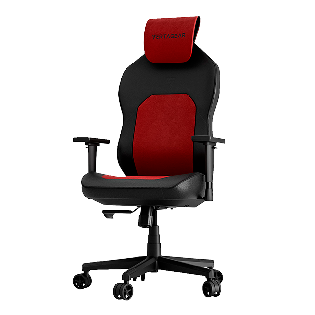 Silla Gamer Vertagear SL1800 Red Edition, Reclinable hasta 140°, ContourMax™, VertaAir™, Soporta 118 kg, Rojo - VG-SL1800_BR