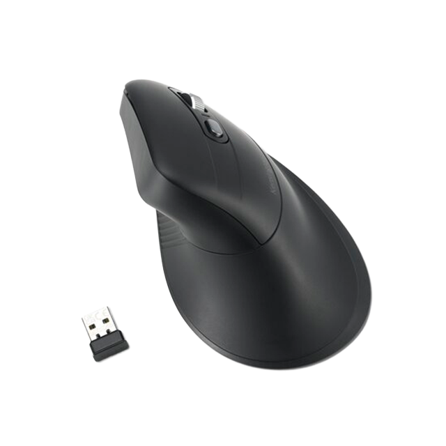 Mouse Ergo Recargable Kensington MY630 EQ, Vertical, Bluetooth/2.4 GHz, 1000/1600/2400 DPI, 5 botones – K72484WW