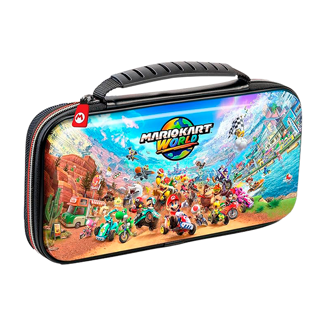 Estuche de Viaje RDS Game Traveler Deluxe Licenciado por Nintendo para Nintendo Switch 2, Nintendo Switch OLED y Nintendo Switch, Diseño Mario Kart - B0F7K7ZZ12