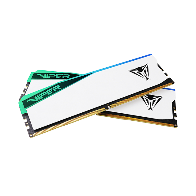 Memoria RAM Patriot Viper Elite 5, 32GB, 2x16GB, DDR5, 6200MHz, CL42, Negra con Blanco - PVER532G62C42KW