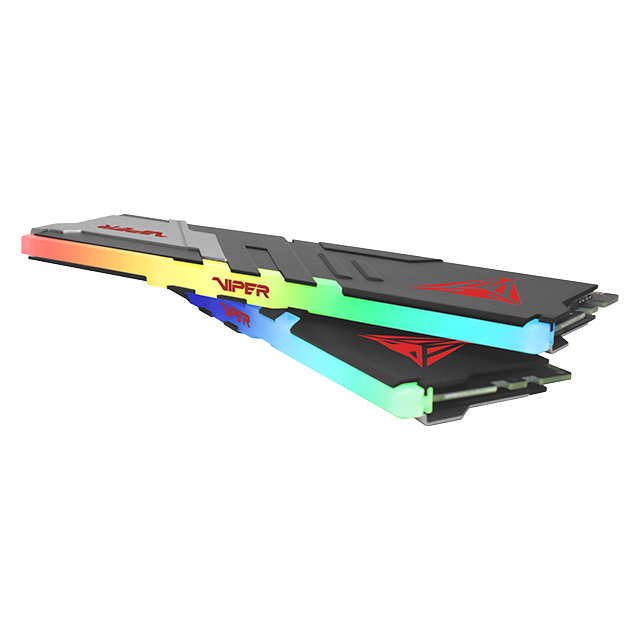 Memoria RAM Patriot Viper Venom RGB, 32GB (2x16GB), DDR5, 5600MHz, CL36, RGB, Negro/Rojo - PVVR532G560C36K