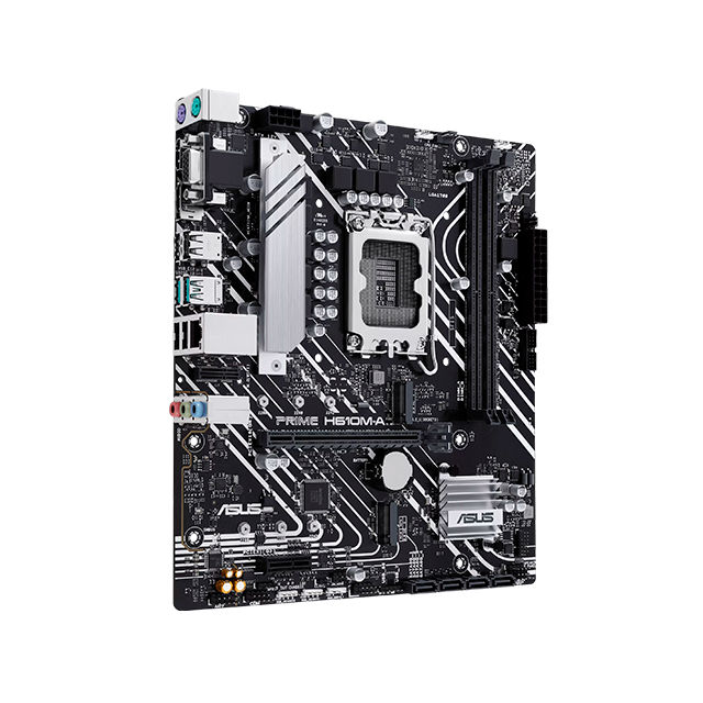 Tarjeta Madre ASUS PRIME H610M-A-CSM, DDR5, Micro-ATX, LGA 1700, HDMI/DP, PCIe 4.0, SATA/M.2 - PRIME H610M-A-CSM
