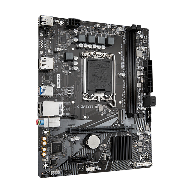 Tarjeta Madre Gigabyte H610M K V2, Intel LGA1700, DDR5, mATX, HDMI, M.2, USB 3.2 - H610M K V2 DDR5