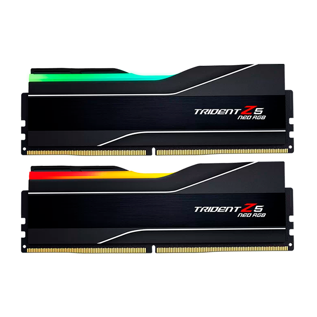 Memoria RAM G.SKILL Trident Z5 RGB, 32GB (2x16GB), DDR5 6000MHz, CL30, 1.35V, Black - F5-6000J3038F16GX2-TZ5NR