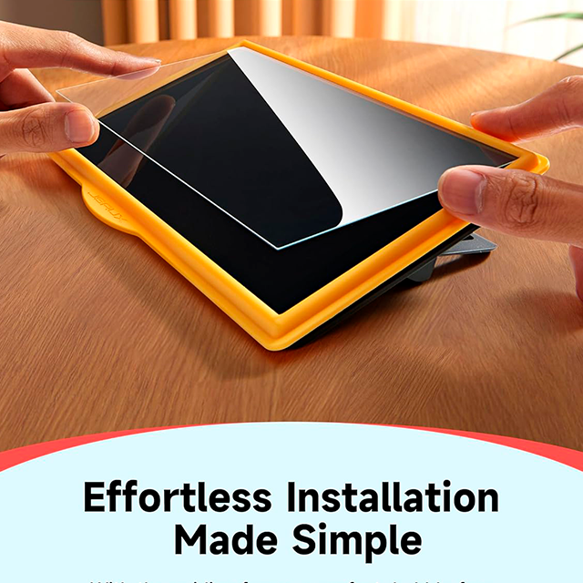 Protector de Pantalla JSAUX Switch 2 (2025), Vidrio Templado Ultra HD 9H, 3-Unidades, Marco Guía, Antihuellas – JS0123-3P