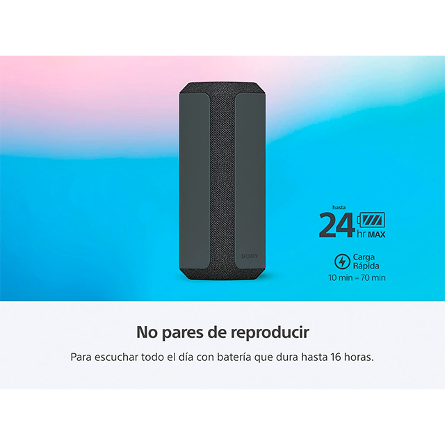 Bocina Inalámbrica Sony XE300, Bluetooth, Portátil, Resistente al Agua, Color Negro – SRS-XE300/B