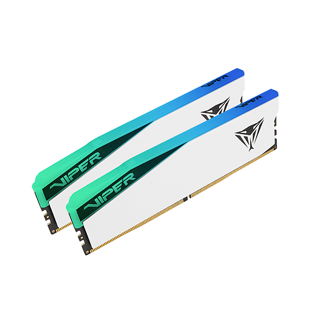 Memoria RAM Patriot Viper Elite 5, 32GB, 2x16GB, DDR5, 6200MHz, CL42, Negra con Blanco - PVER532G62C42KW