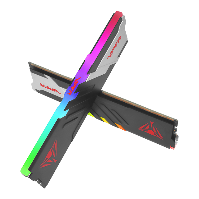 Memoria RAM Patriot Viper Venom RGB, 32GB (2x16GB), DDR5, 5600MHz, CL36, RGB, Negro/Rojo - PVVR532G560C36K