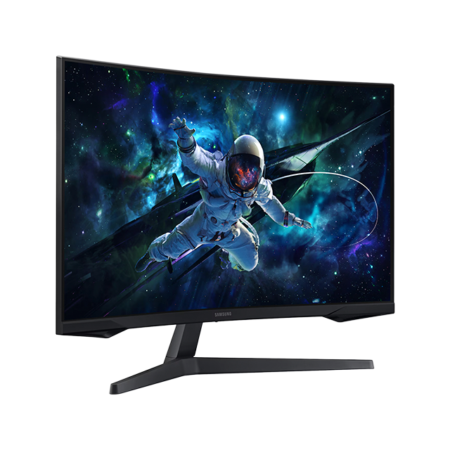 Monitor Samsung Odyssey G5, 32", Curvo 1000R, QHD 2560×1440, 165Hz, 1ms, FreeSync, Panel VA – LS32CG552ELXZX