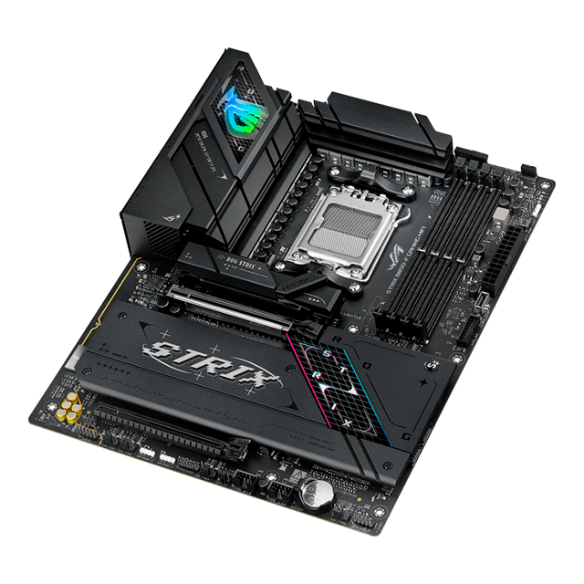 Tarjeta Madre ASUS ROG Strix B850-F Gaming WiFi, AMD AM5, DDR5 8000, ATX, Wi-Fi 7, Bluetooth, RGB – ROG STRIX B850-F GAMING WIFI