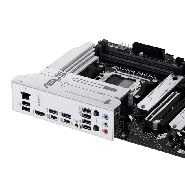Tarjeta Madre ASUS Prime X870-P WIFI, AMD AM5, DDR5, ATX, PCIe 5.0, Wi-Fi 7, Bluetooth, 2.5Gb Ethernet, USB 40Gbps – PRIME X870-P WIFI