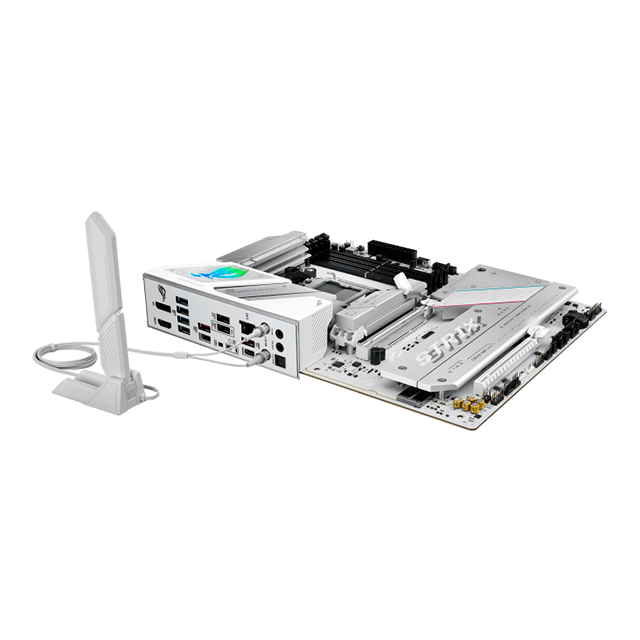 Tarjeta Madre ASUS ROG Strix B850-A Gaming WiFi, AMD AM5, DDR5 8000, ATX, Wi-Fi 7, Bluetooth, Color Blanco – ROG STRIX B850-A GAMING WIFI