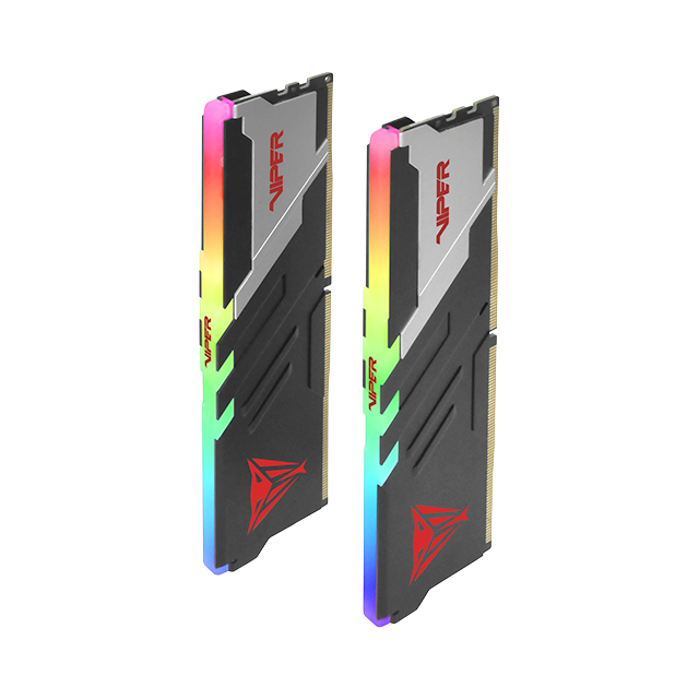 Memoria RAM Patriot Viper Venom RGB, 32GB (2x16GB), DDR5, 5600MHz, CL36, RGB, Negro/Rojo - PVVR532G560C36K