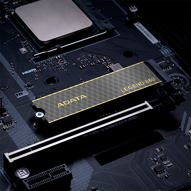 Unidad de Estado Sólido (SSD) Adata Legend 860, 1TB, M.2 2280, PCI Express 4.0 x4 NVMe, Lectura 6000MBs, Escritura 5000MBs, con Disipador - SLEG-860-1000GCS