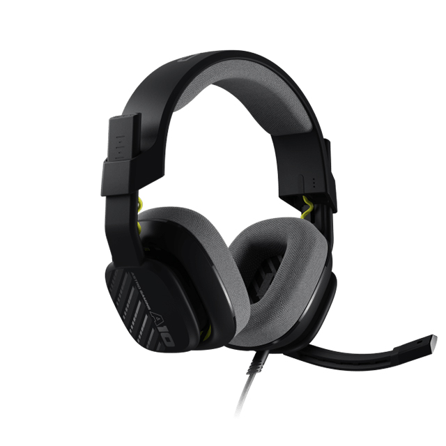 Diadema Astro A10 Gen 2 Salvaje Negro, Alámbrico / 3.5mm / PC / MAC / Xbox Serie X|S / PS5 / Switch (Logitech) - 939-002046