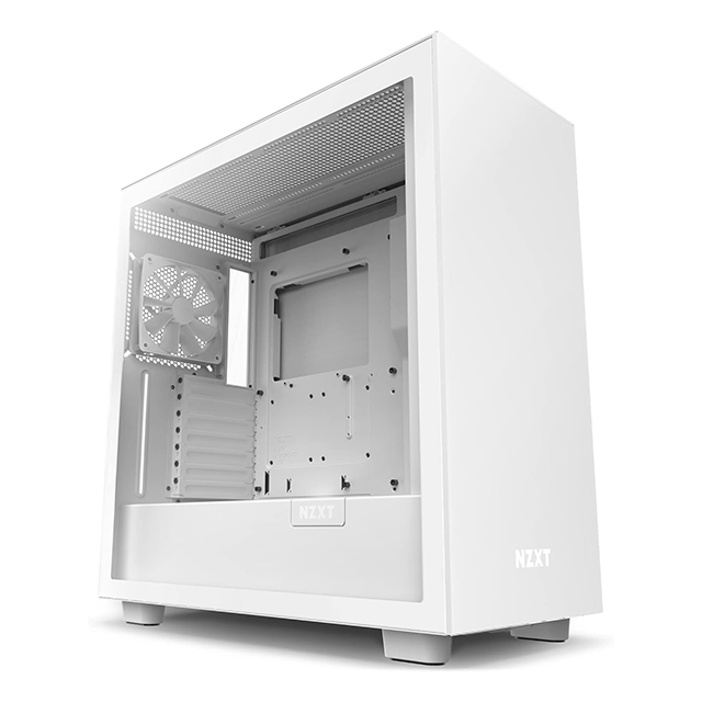 Gabinete NZXT H7 Blanco, E-ATX, Cristal Templado, 2 Ventiladores, Soporte GPU Vertical - CM-H71BW-01