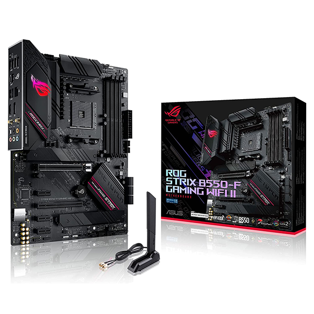 Tarjeta Madre Asus ROG Strix B550-F Gaming WI-FI II, ATX, AM4, DDR4 4800Mhz OC, x2 M.2, Wi-Fi 6E, Bluetooth 5.2, Aura Sync