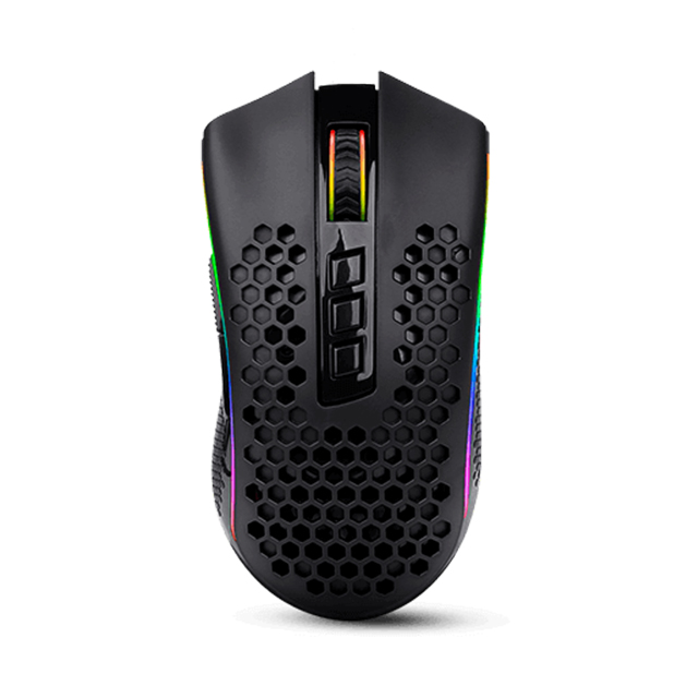 Mouse Gamer Redragon Storm Pro, Inalámbrico, 16,000 DPI, 8 Botones Progamables, Pixart 3389 óptico - M808-KS - 8900-0130 