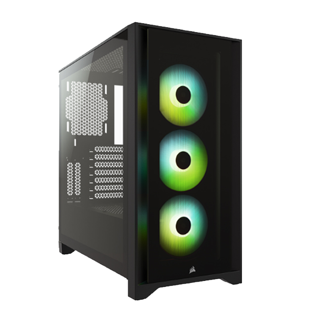 Gabinete Corsair ICUE 4000X RGB, con Corsair Commander PRO, Cristal Templado, 3 Ventiladores RGB, ATX - CC-9011204-WW