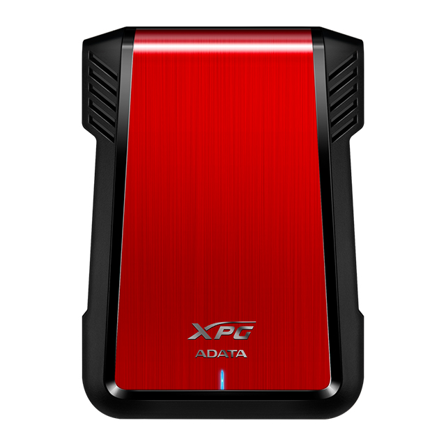 Enclosure Gabinete Externo Adata EX500 Para SSD & HDD Rojo - AEX500U3-CRD