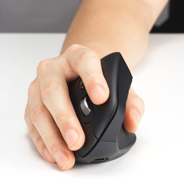 Mouse Ergo Recargable Kensington MY630 EQ, Vertical, Bluetooth/2.4 GHz, 1000/1600/2400 DPI, 5 botones – K72484WW