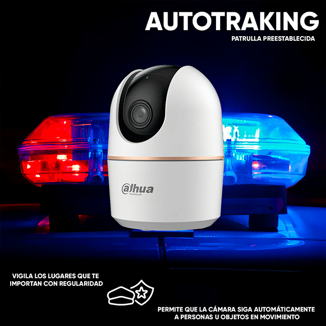 Cámara Dahua Hero-K51H, Wi-Fi 6, 5MP 2880×1620, Pan 355°, Tilt −5°~80°, Audio Bidireccional, microSD hasta 256GB – Hero-K51H