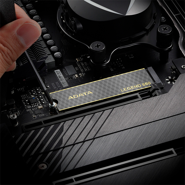 Unidad de Estado Sólido SSD NVMe M.2 ADATA LEGEND 860, 500GB, 6,000/5,000 MB/s, PCIe 4.0 – SLEG-860-500GCS