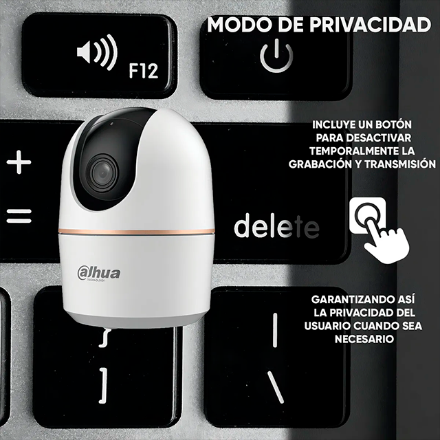 Cámara Dahua Hero-K51H, Wi-Fi 6, 5MP 2880×1620, Pan 355°, Tilt −5°~80°, Audio Bidireccional, microSD hasta 256GB – Hero-K51H