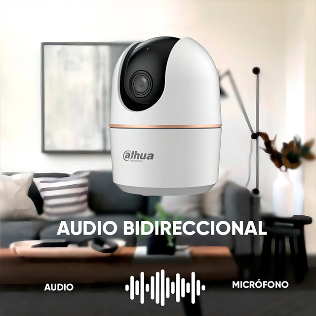Cámara Dahua Hero-K51H, Wi-Fi 6, 5MP 2880×1620, Pan 355°, Tilt −5°~80°, Audio Bidireccional, microSD hasta 256GB – Hero-K51H