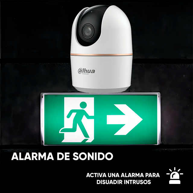Cámara Dahua Hero-K51H, Wi-Fi 6, 5MP 2880×1620, Pan 355°, Tilt −5°~80°, Audio Bidireccional, microSD hasta 256GB – Hero-K51H