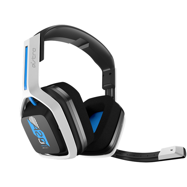 Diadema Astro A20 Wireless Gen 2 Headset, Blanco-Azul, Inalámbrico, USB, PS5, PS4, PC, MAC - 939-001877