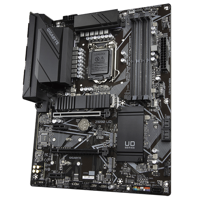 Tarjeta Madre Gigabyte Z590 UD, 10-11 Gen Intel, DDR4 5333Mhz OC, ATX, Triple M.2, Socket LGA1200