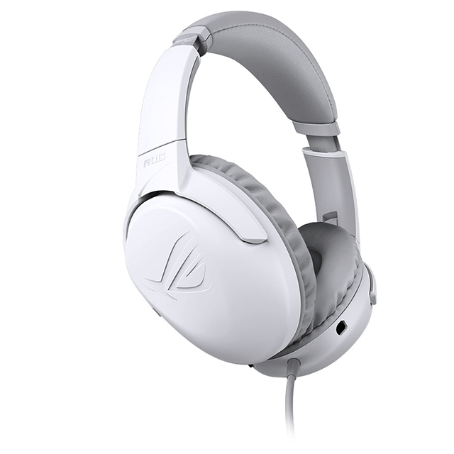 Diadema Asus ROG Strix Go Core Moonlight White, Alámbrico, 3.5mm, PC / PS5 / Xbox X y S / Switch / Mobile