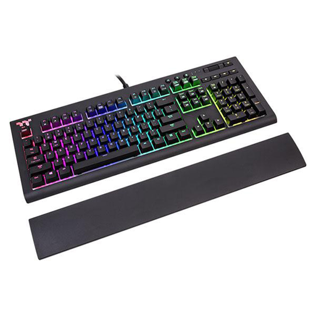 Teclado Mecánico Thermaltake Esports Premium X1, Cherry MX Blue, Español - KB-TPX-BLBRSP-01