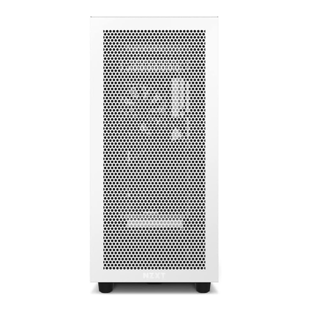 Gabinete NZXT H7 Flow Blanco/Negro, E-ATX, Cristal Templado, 2 Ventiladores F Quiet 120mm, Soporte GPU Vertical - CM-H71FG-01