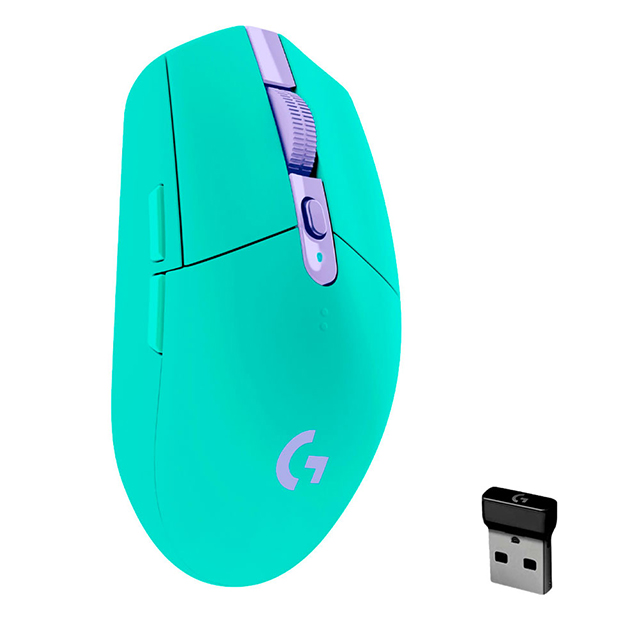 Mouse Logitech G305 Lightspeed, Mint, Inalámbrico, 12,000 DPI - 910-006377