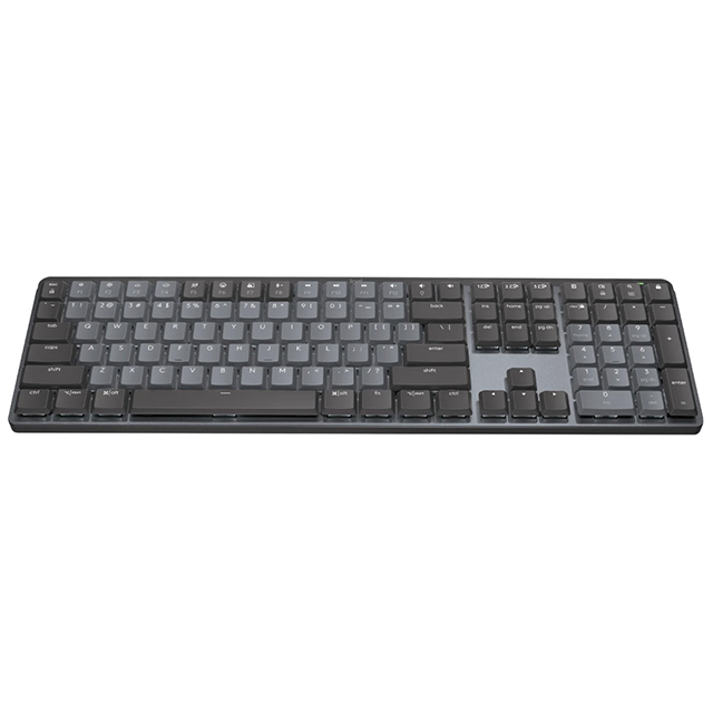 Teclado Mecánico Inalámbrico Logitech MX Mechanical Grafito, Switches Tactil, Logi Bolt USB, Bluetooth - 920-010845