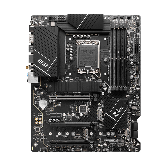 Tarjeta Madre MSI PRO Z790-P WIFI, ATX, 12th, 13th y 14th Gen Intel, LGA1700, DDR5 7000Mhz OC, x4 M.2, Lightning Gen 4, Mystic Light