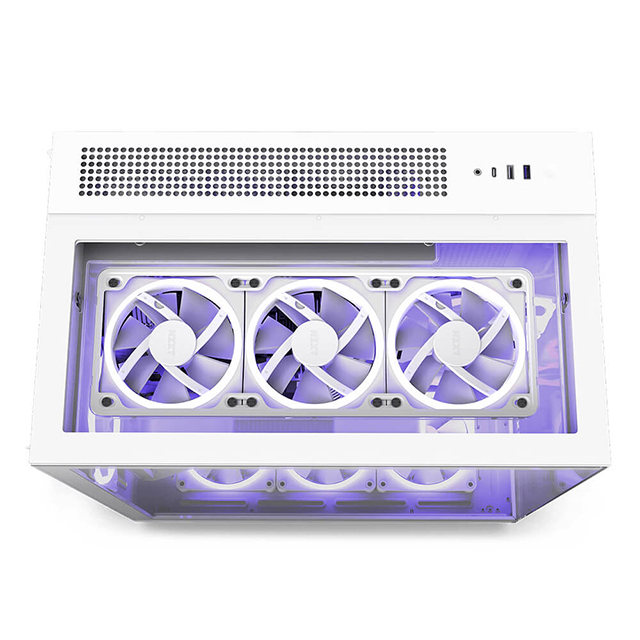 Gabinete NZXT H9 Elite Blanco, ATX, Cristal Templado, 3 Ventiladores RGB, 1 Ventilador sin RGB - CM-H91EW-01