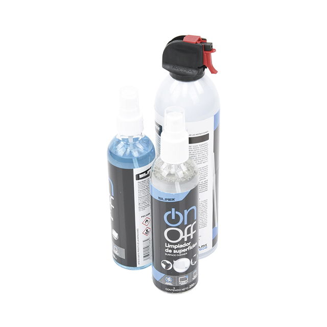 Kit de Limpieza Silimex ON-OFF Cleaner, Incluye 4 productos especializados en limpieza de pantallas y superficies, equipo de cómputo y electrónicos, 750300219638