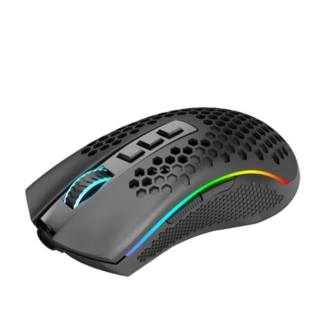 Mouse Gamer Redragon Storm Pro, Inalámbrico, 16,000 DPI, 8 Botones Progamables, Pixart 3389 óptico - M808-KS - 8900-0130 