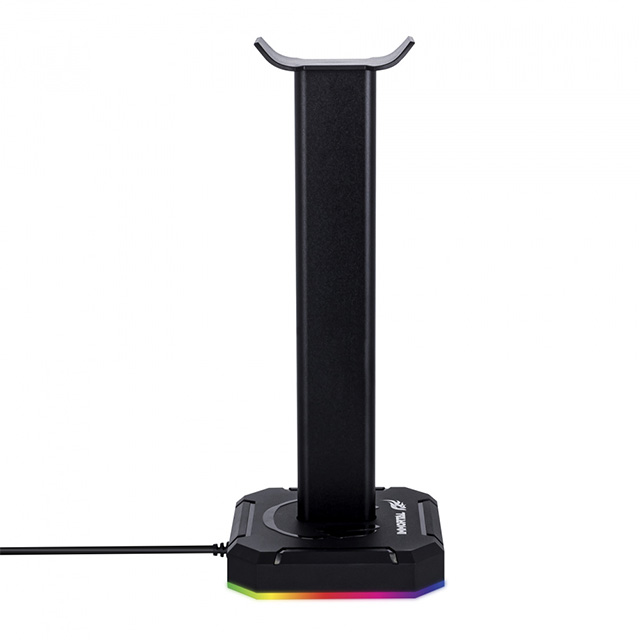 Soporte para audífonos Immortal Gaming con iluminación RGB, conexión USB - IMGSA