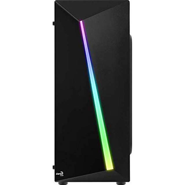 Gabinete Aerocool Shard RGB, Negro, Cristal Templado, ATX, A4718009157682 