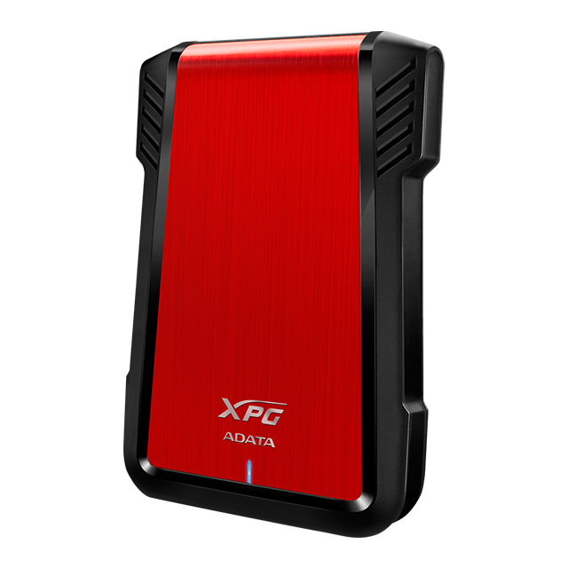 Enclosure Gabinete Externo Adata EX500 Para SSD & HDD Rojo - AEX500U3-CRD