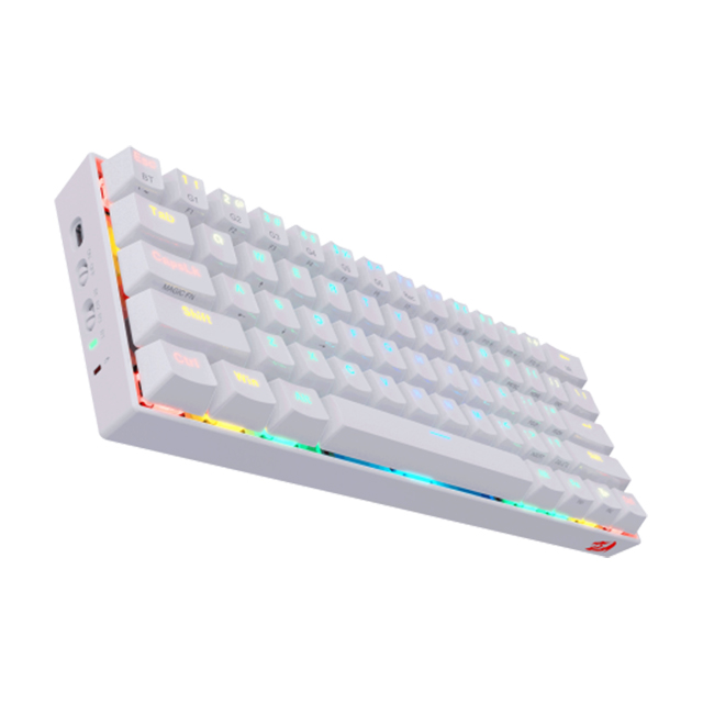 Teclado Mecanico Redragon Draconic K530W-RGB White, 60%, Switches Redragon Brown