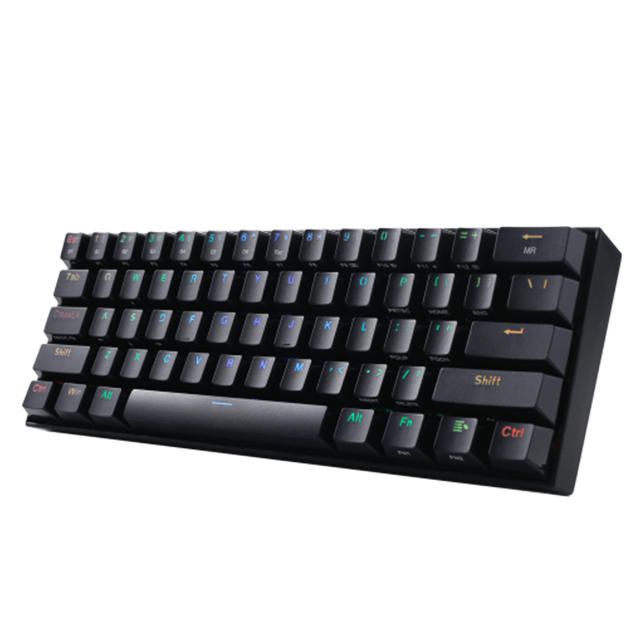 Teclado Mecanico Redragon Draconic K530-RGB Black, 60%, Switches Redragon Brown - 8800-0059 