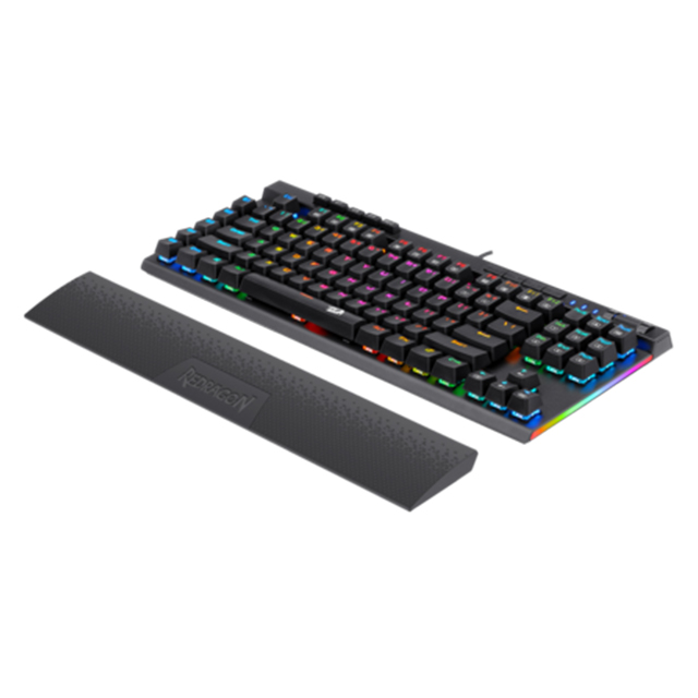 Teclado Mecanico Redragon Magic-Wand Pro K587RGB-PRO, TKL, Switches Redragon Red Opticos, Español