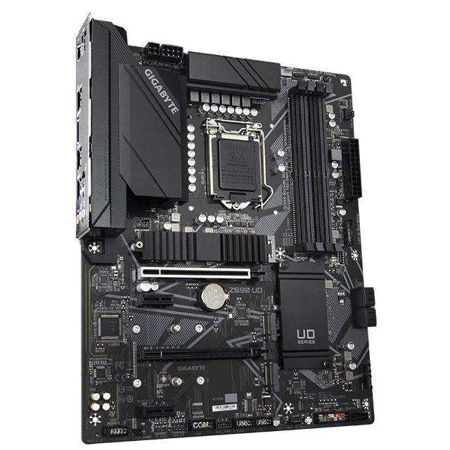 Tarjeta Madre Gigabyte Z590 UD, 10-11 Gen Intel, DDR4 5333Mhz OC, ATX, Triple M.2, Socket LGA1200