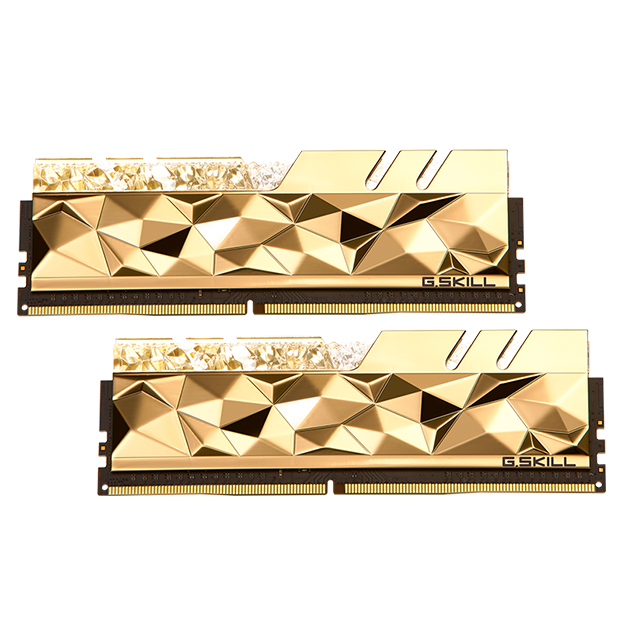 Memoria RAM G. Skill Trident Z Royal Elite Oro 16GB 2X8GB DDR4 5066MHZ CL20-30-30-50 1.60V - F4-5066C20D-16GTEG