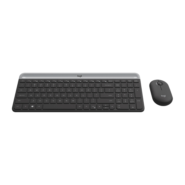 Combo de Teclado y Mouse Logitech Slim Combo MK470, Inalambrico, Español - 920-009437